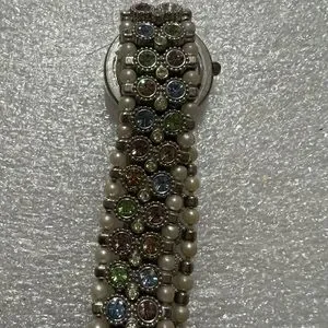 Novelle colorful crystal beaded band watch Beaded watches remaining from our last drop ?? Only 4  main image 4
